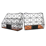 Maxbell Desktop Storage Shelves Racks Wall Hanging Book Magazine Holder Double - Aladdin Shoppers
