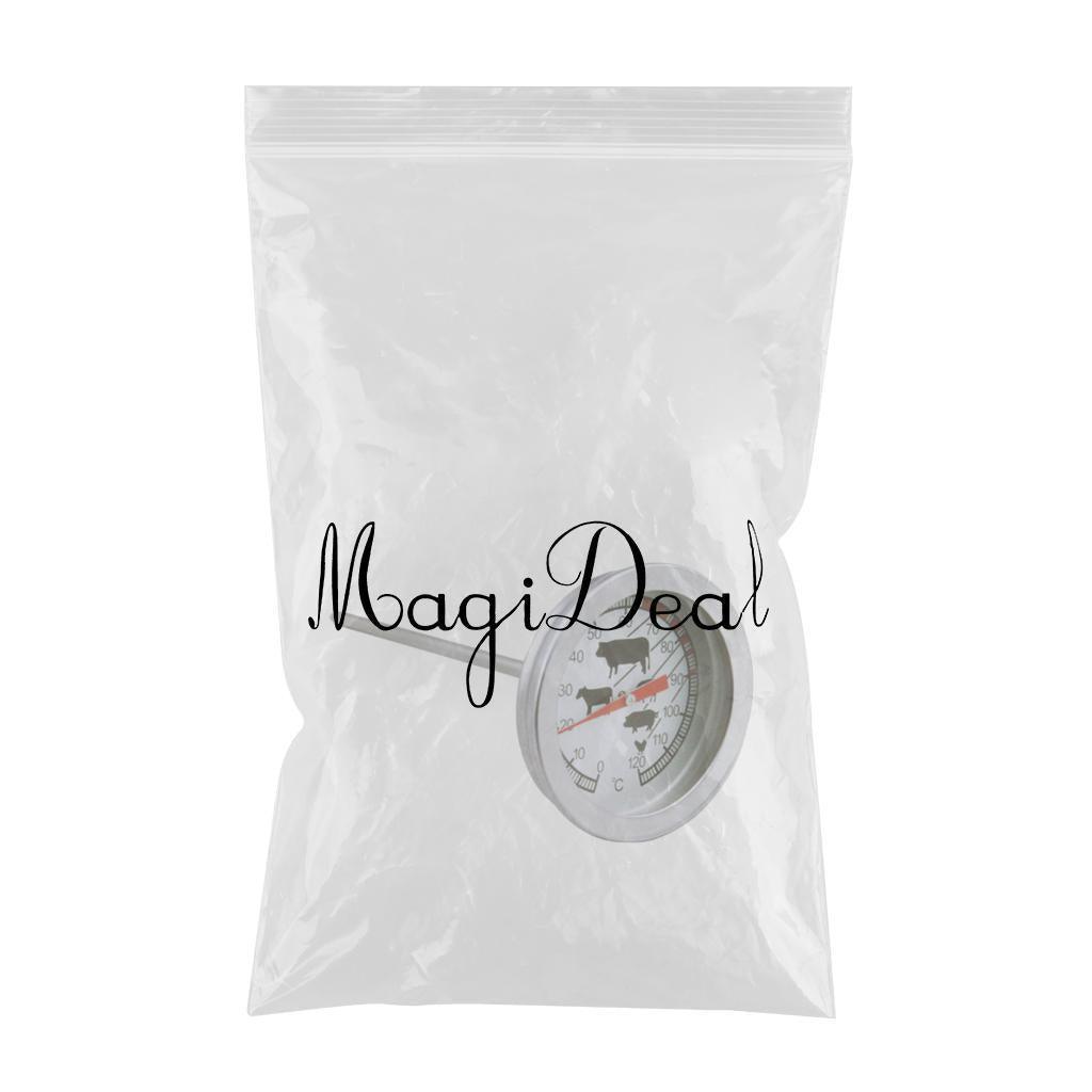 Maxbell Dial Thermometer Probe-Type Coffee Milk Drinks BBQ Meat - Aladdin Shoppers