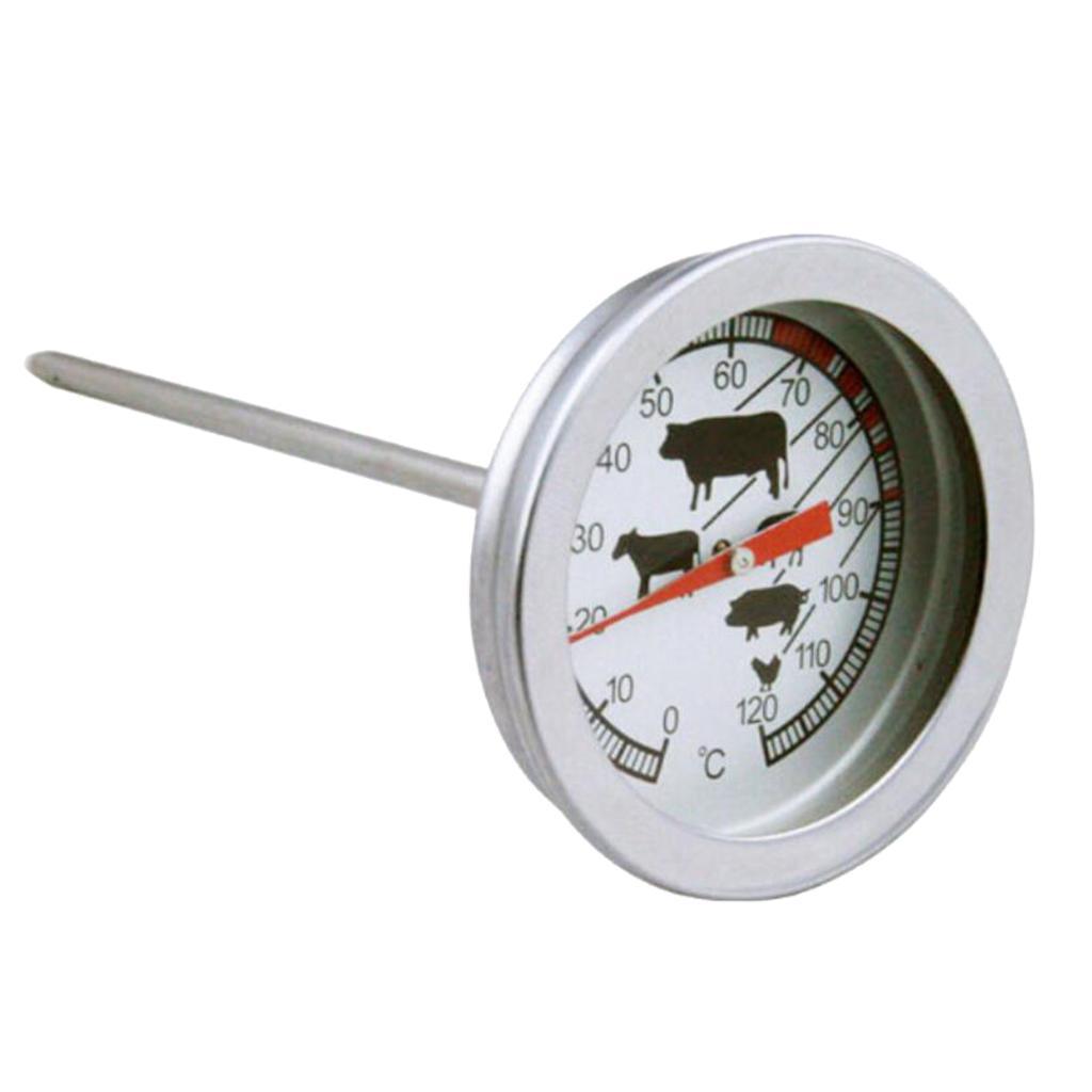 Maxbell Dial Thermometer Probe-Type Coffee Milk Drinks BBQ Meat - Aladdin Shoppers