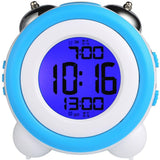 Maxbell Digital Dual Alarm Clock Loud Alarm Clock Twin Bell Kids Small Clock blue - Aladdin Shoppers