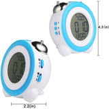 Maxbell Digital Dual Alarm Clock Loud Alarm Clock Twin Bell Kids Small Clock blue - Aladdin Shoppers