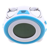 Maxbell Digital Dual Alarm Clock Loud Alarm Clock Twin Bell Kids Small Clock blue - Aladdin Shoppers