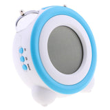 Maxbell Digital Dual Alarm Clock Loud Alarm Clock Twin Bell Kids Small Clock blue - Aladdin Shoppers