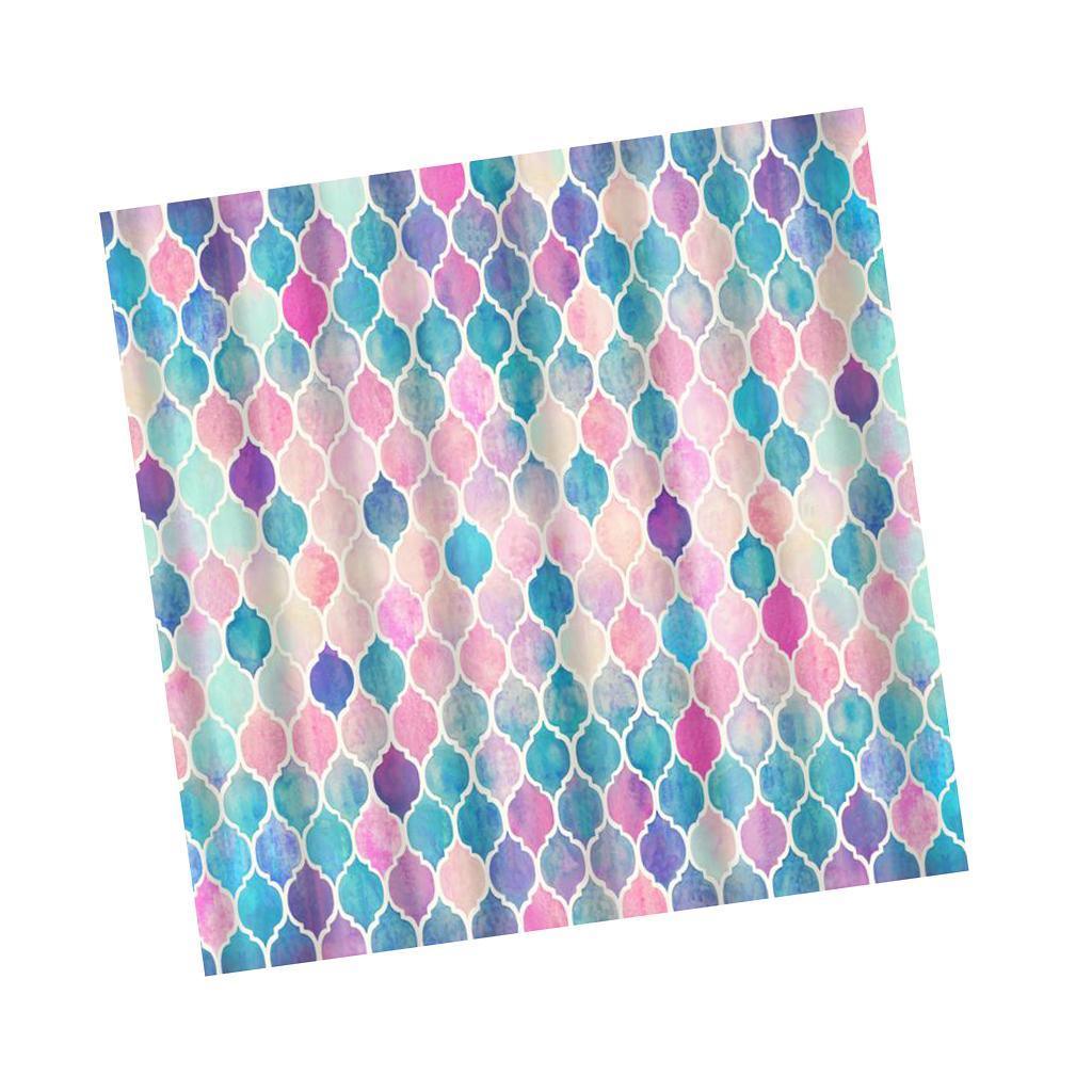 Maxbell digital printing shower curtains 180-180cm Multicolor Pattern - Aladdin Shoppers