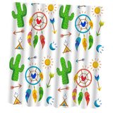 Maxbell Digital Printing Square Bathroom Shower Curtain w/12 Hooks 180cm x 180cm 5 - Aladdin Shoppers