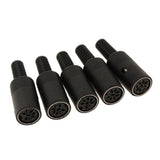 Maxbell DIN Mini Pin Female Plug Audio Jack Connector for Keyboard/Mouse DIY 8 Pin - Aladdin Shoppers