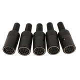 Maxbell DIN Mini Pin Female Plug Audio Jack Connector for Keyboard/Mouse DIY 8 Pin - Aladdin Shoppers