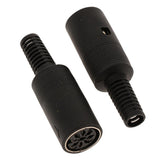 Maxbell DIN Mini Pin Female Plug Audio Jack Connector for Keyboard/Mouse DIY 8 Pin - Aladdin Shoppers