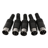Maxbell DIN Mini Pin Male Plug Audio Jack Connector for Keyboard/Mouse DIY 3 Pin - Aladdin Shoppers