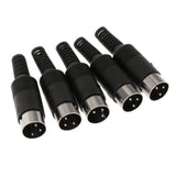 Maxbell DIN Mini Pin Male Plug Audio Jack Connector for Keyboard/Mouse DIY 3 Pin - Aladdin Shoppers