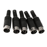 Maxbell DIN Mini Pin Male Plug Audio Jack Connector for Keyboard/Mouse DIY 3 Pin - Aladdin Shoppers