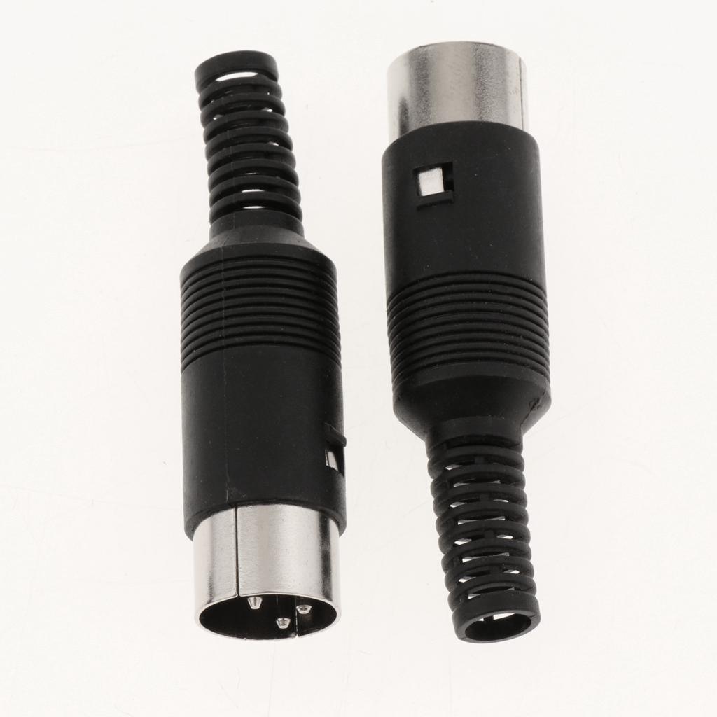 ⚡️buy Maxbell Din Mini Pin Male Plug Audio Jack Connector For Keyboardmouse Diy 3 Pin At The