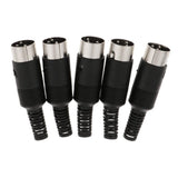Maxbell DIN Mini Pin Male Plug Audio Jack Connector for Keyboard/Mouse DIY 3 Pin - Aladdin Shoppers