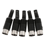 Maxbell DIN Mini Pin Male Plug Audio Jack Connector for Keyboard/Mouse DIY 3 Pin - Aladdin Shoppers