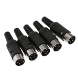 Maxbell DIN Mini Pin Male Plug Audio Jack Connector for Keyboard/Mouse DIY 4 Pin - Aladdin Shoppers