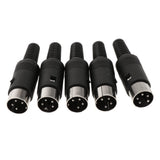 Maxbell DIN Mini Pin Male Plug Audio Jack Connector for Keyboard/Mouse DIY 4 Pin - Aladdin Shoppers