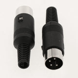 Maxbell DIN Mini Pin Male Plug Audio Jack Connector for Keyboard/Mouse DIY 4 Pin - Aladdin Shoppers