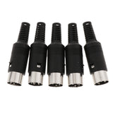 Maxbell DIN Mini Pin Male Plug Audio Jack Connector for Keyboard/Mouse DIY 4 Pin - Aladdin Shoppers