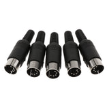 Maxbell DIN Mini Pin Male Plug Audio Jack Connector for Keyboard/Mouse DIY 5 Pin - Aladdin Shoppers