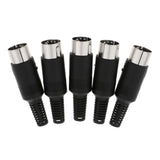 Maxbell DIN Mini Pin Male Plug Audio Jack Connector for Keyboard/Mouse DIY 5 Pin - Aladdin Shoppers