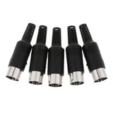 Maxbell DIN Mini Pin Male Plug Audio Jack Connector for Keyboard/Mouse DIY 5 Pin - Aladdin Shoppers