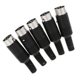 Maxbell DIN Mini Pin Male Plug Audio Jack Connector for Keyboard/Mouse DIY 6 Pin - Aladdin Shoppers