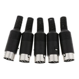 Maxbell DIN Mini Pin Male Plug Audio Jack Connector for Keyboard/Mouse DIY 6 Pin - Aladdin Shoppers