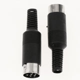 Maxbell DIN Mini Pin Male Plug Audio Jack Connector for Keyboard/Mouse DIY 6 Pin - Aladdin Shoppers