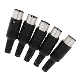 Maxbell DIN Mini Pin Male Plug Audio Jack Connector for Keyboard/Mouse DIY 8 Pin - Aladdin Shoppers