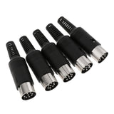 Maxbell DIN Mini Pin Male Plug Audio Jack Connector for Keyboard/Mouse DIY 8 Pin - Aladdin Shoppers