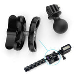 Maxbell Diving Light Butterfly-type Clamp Clip + Ball Adapter For Gopro Hero 5 4 3+ 3 Action Camera - Aladdin Shoppers
