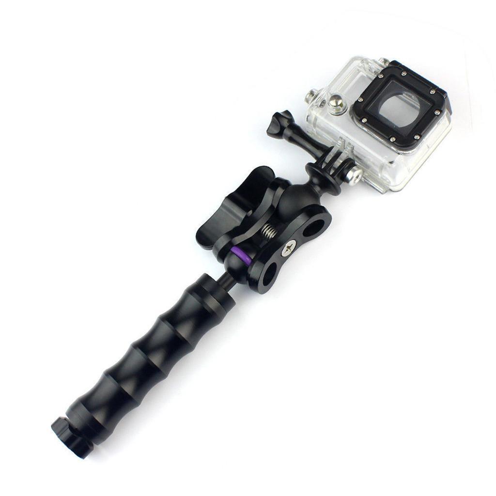 Maxbell Diving Light Butterfly-type Clamp Clip + Ball Adapter For Gopro Hero 5 4 3+ 3 Action Camera - Aladdin Shoppers