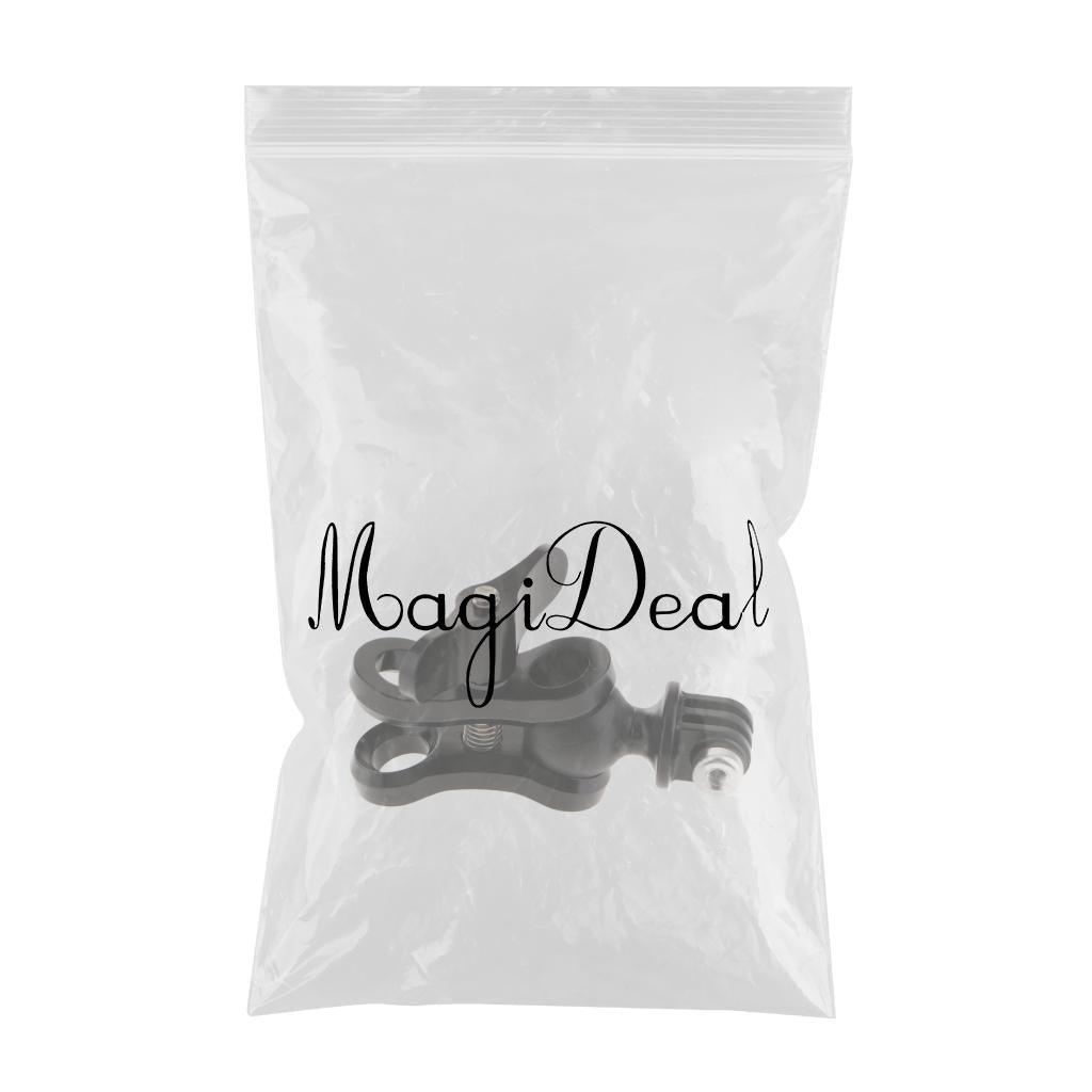 Maxbell Diving Light Butterfly-type Clamp Clip + Ball Adapter For Gopro Hero 5 4 3+ 3 Action Camera - Aladdin Shoppers