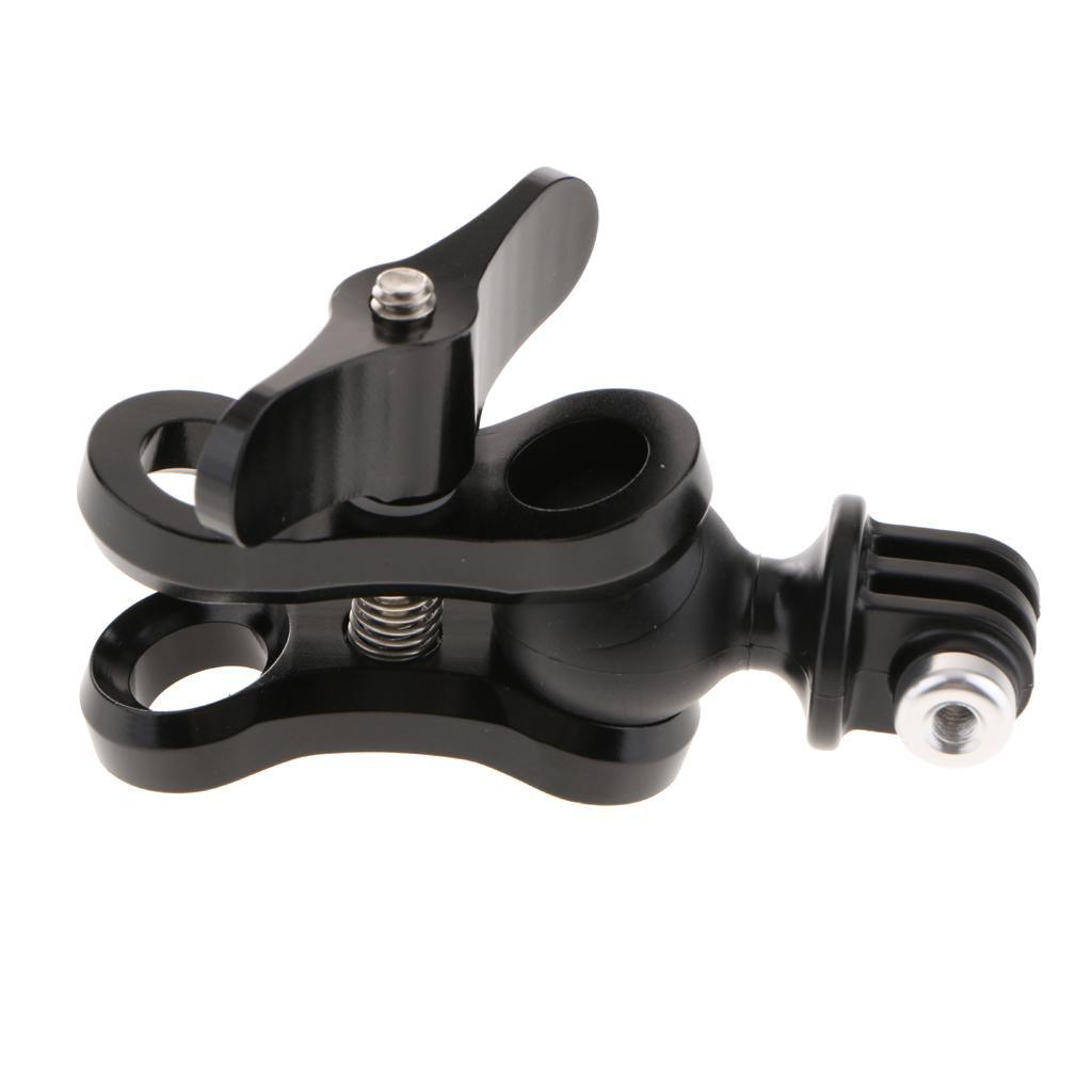 Maxbell Diving Light Butterfly-type Clamp Clip + Ball Adapter For Gopro Hero 5 4 3+ 3 Action Camera - Aladdin Shoppers