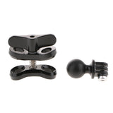 Maxbell Diving Light Butterfly-type Clamp Clip + Ball Adapter For Gopro Hero 5 4 3+ 3 Action Camera - Aladdin Shoppers