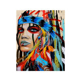 Maxbell DIY 5D Diamond Painting With Stitch Kit Indians Picture For Home Decor - Aladdin Shoppers