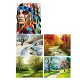 Maxbell DIY 5D Diamond Painting With Stitch Kit Indians Picture For Home Decor - Aladdin Shoppers