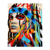 Maxbell DIY 5D Diamond Painting With Stitch Kit Indians Picture For Home Decor - Aladdin Shoppers