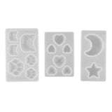 Maxbell DIY Assorted Shapes Cat,Bear Paw,Moon,Star Style Sugar Craft Silicone Moulds Cake Decor Baking Accessory Chocolate Soap Molds 3D - Aladdin Shoppers