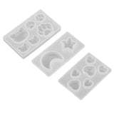 Maxbell DIY Assorted Shapes Cat,Bear Paw,Moon,Star Style Sugar Craft Silicone Moulds Cake Decor Baking Accessory Chocolate Soap Molds 3D - Aladdin Shoppers