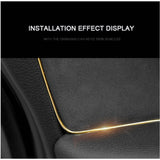 Maxbell DIY Car Interior Decor Door Moulding Styling Strip Trim Decals Line gold - Aladdin Shoppers