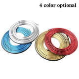 Maxbell DIY Car Interior Decor Door Moulding Styling Strip Trim Decals Line gold - Aladdin Shoppers