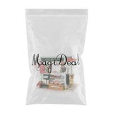 Maxbell DIY Dollhouse Miniature Kit Dessert House with Food Drink Craft Toy Kid Gift - Aladdin Shoppers