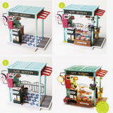 Maxbell DIY Dollhouse Miniature Kit Dessert House with Food Drink Craft Toy Kid Gift - Aladdin Shoppers