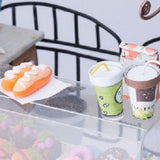 Maxbell DIY Dollhouse Miniature Kit Dessert House with Food Drink Craft Toy Kid Gift - Aladdin Shoppers