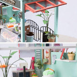 Maxbell DIY Dollhouse Miniature Kit Dessert House with Food Drink Craft Toy Kid Gift - Aladdin Shoppers