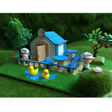 Maxbell DIY Dolls House Garden Handcrafts Miniature Project Kids Hand-on Toy Blue - Aladdin Shoppers