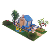 Maxbell DIY Dolls House Garden Handcrafts Miniature Project Kids Hand-on Toy Blue - Aladdin Shoppers
