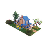 Maxbell DIY Dolls House Garden Handcrafts Miniature Project Kids Hand-on Toy Blue - Aladdin Shoppers