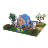 Maxbell DIY Dolls House Garden Handcrafts Miniature Project Kids Hand-on Toy Blue - Aladdin Shoppers
